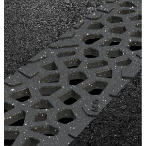 Voronoï rooster gietijzer, 500mm Diamant