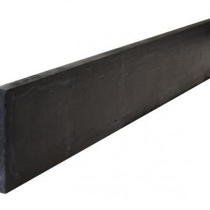 Berton©-onderplaat antraciet H24 x D3,5 x L184 cm