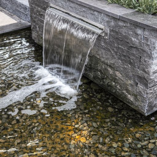 Hoek Vijverrand Blue Moon Honed Linea 50/20x50x3 cm