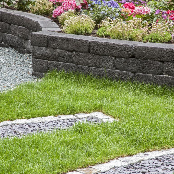 Pilestone Line Coal 40x15x10 cm