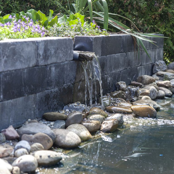 Blockstone Black 15x15x60 cm