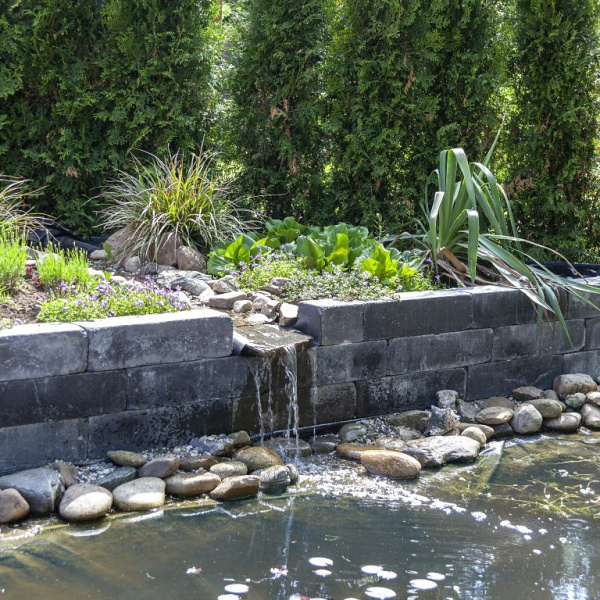 Blockstone Black 15x15x60 cm