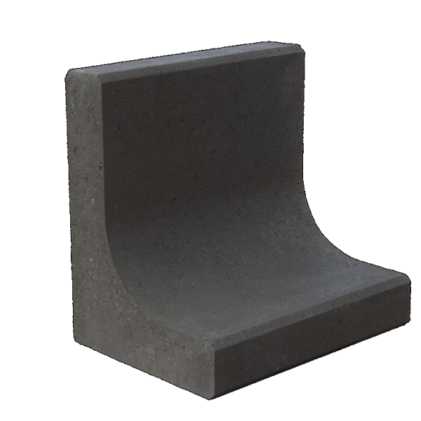 L-Element Antraciet H=40 x B=40 x V=30 cm (R)