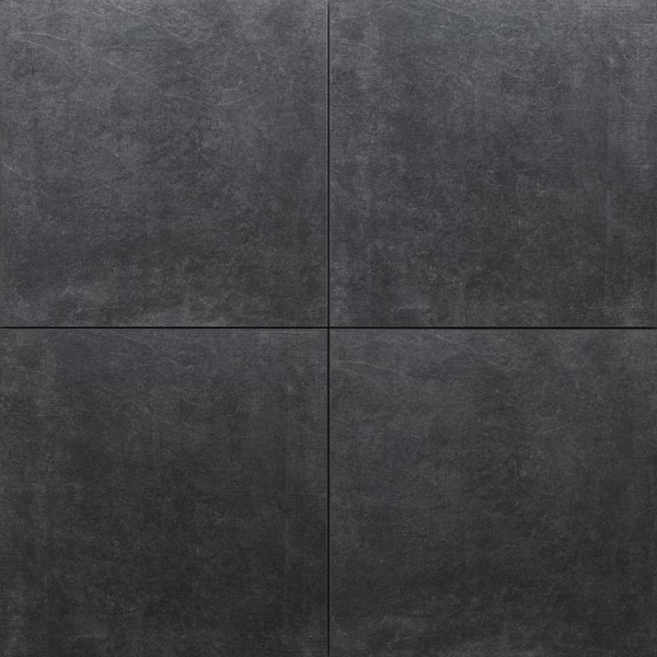 Keramische tegel 60x60x3 cm Sasso Nero Tre