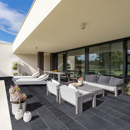 GeoCeramica® 120x30x4 Impasto Negro