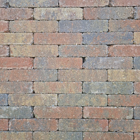 Stonique trommel waalformaat 7 cm oud bruin