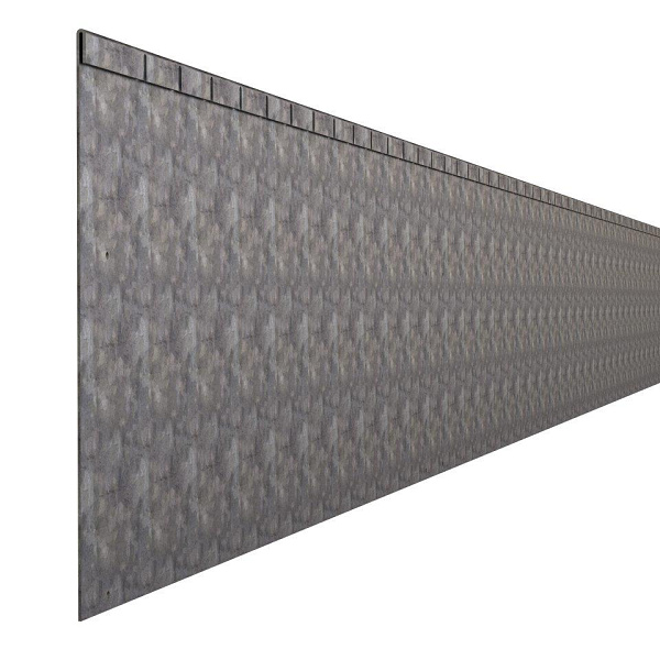 Kantopsluiting Single flex 300x27,7 cm - Verzinkt -