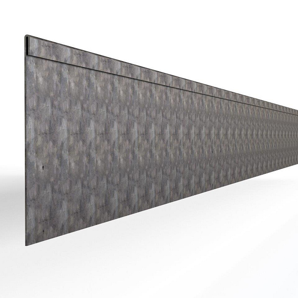 Kantopsluiting Single 300x16,5 cm - Verzinkt -