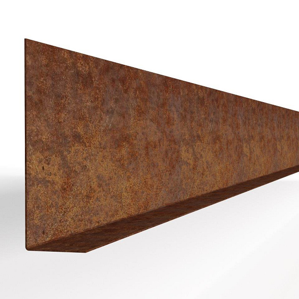 Kantopsluiting Stroke (flg) 300x16,5 cm - CORTEN