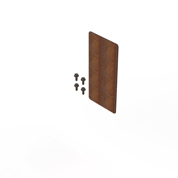 Koppelplaat 16,5 cm - Corten -