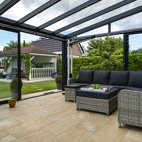 Keramische tegel 40x80x2 cm Trentino Rio Sunrise