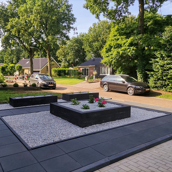 Tuintegel 50x50x4 cm Antraciet