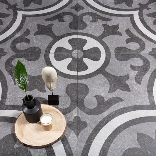 GeoCeramica® 100x100x4 Decoro Fiori