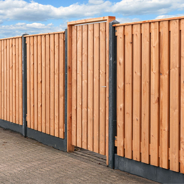 Tuinscherm Red Class Wood 21-planks (19 + 2) Casablanca 180 x 180 cm