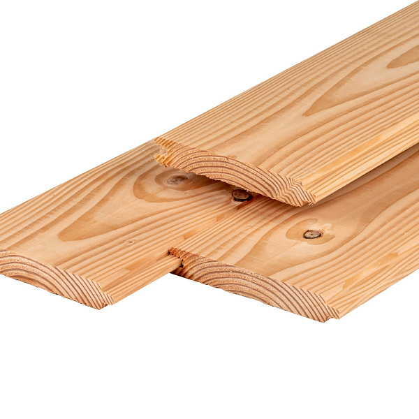 Douglas blokhutprofiel, gedroogd 2,8 x 19,5 x 400 cm