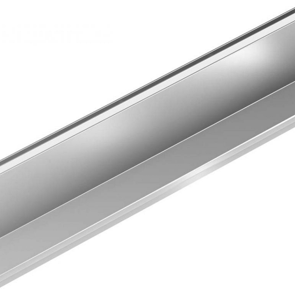 Euroline goot +LEDline RVS rooster 100cm