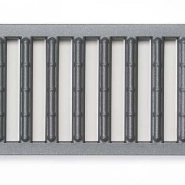 Sleufrooster verzinkt staal antraciet 100cm