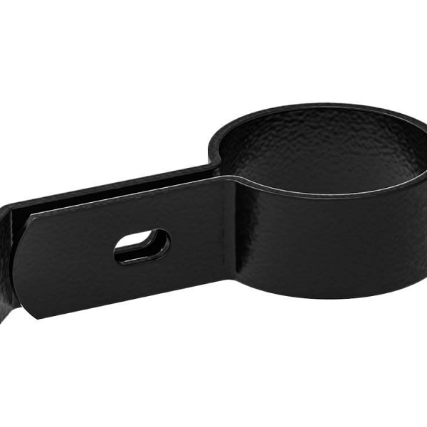 Langlip eindbeugel RAL9005 Ø60mm