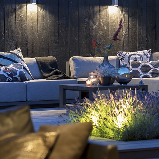 In-Lite Ace Down Rose Silver 12V