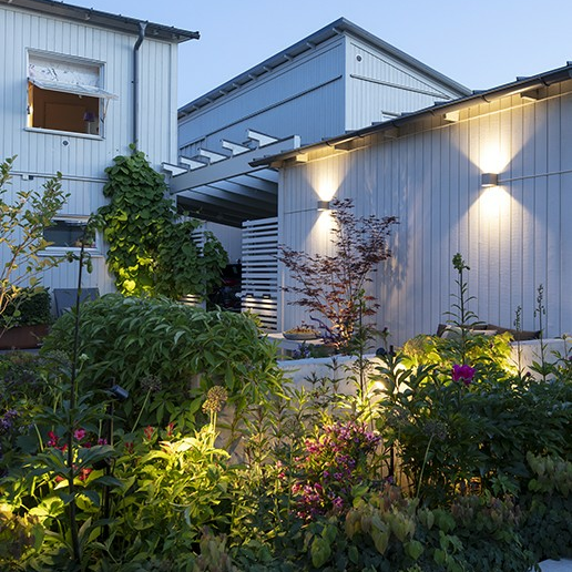 In-Lite Ace Up-Down Rose Silver 100-230V