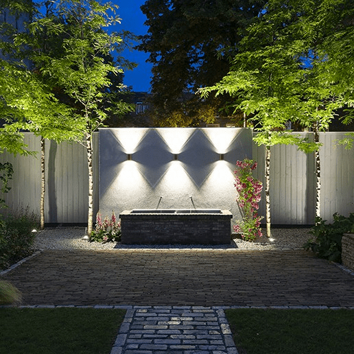 In-Lite Ace Up-Down Rose Silver 12V