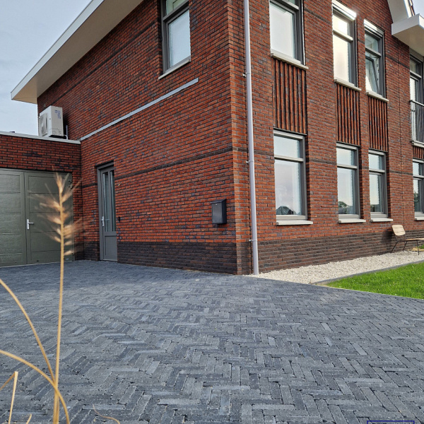 Stonique trommel waalformaat 7 cm antraciet