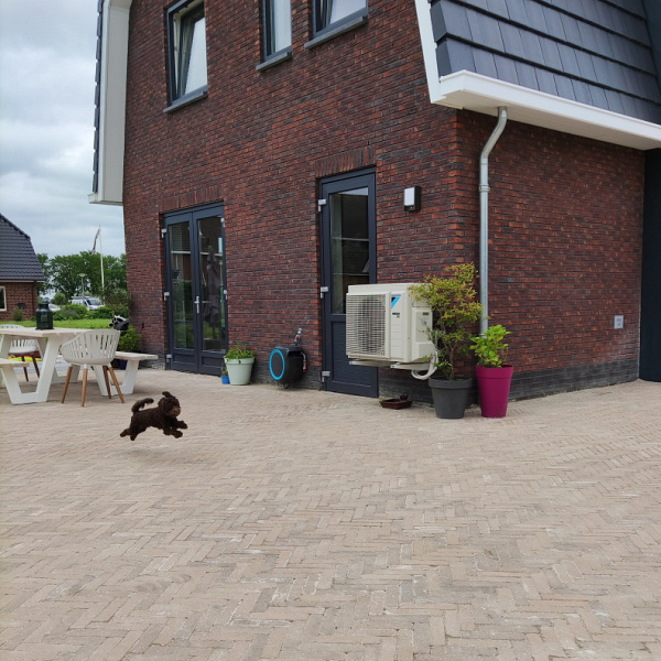 Stonique trommel waalformaat 7 cm oud kampen