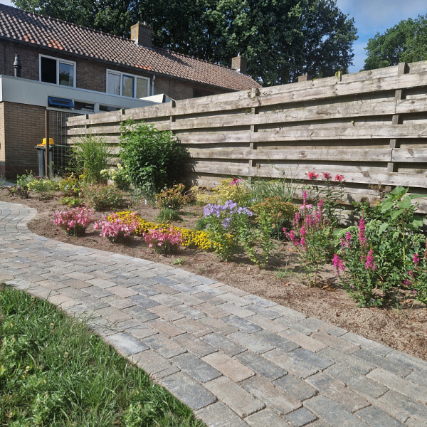 Stonique trommel betonstraatsteen 6 cm musselkalk