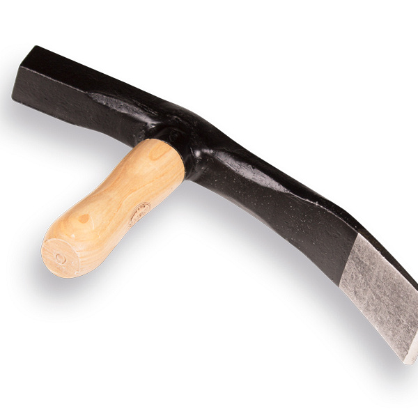 Straathamer DE WIT met houten steel, bekbreedte 50 mm