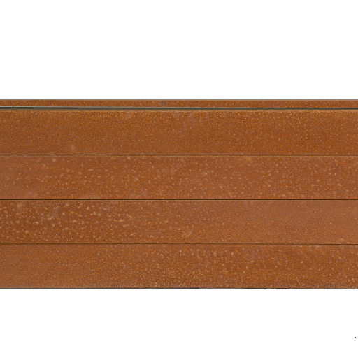 Plantenbak Modulair Corten 210x90x70 cm