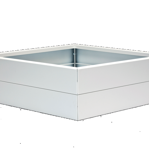 Plantenbak Modulair Wit 180x180x28 cm