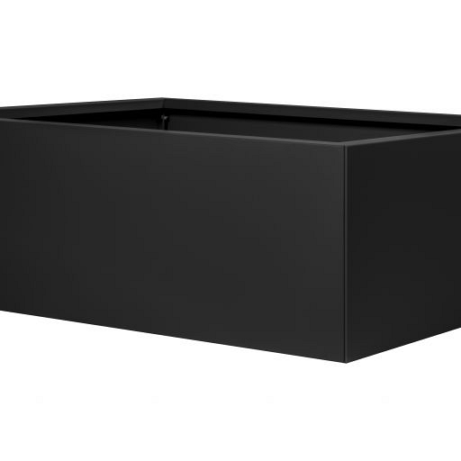 Plantenbak Vlak Grafietzwart 300x150x40 cm