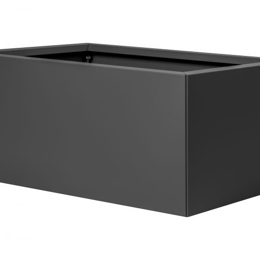 Bloembak vlak-  ANTRACIET 60x90x40 cm