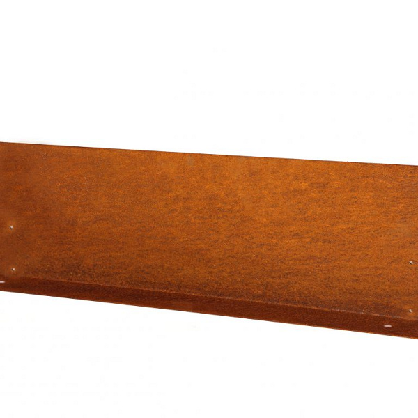 Kantopsluiting Double (flg) 300x16,5 cm - CORTEN