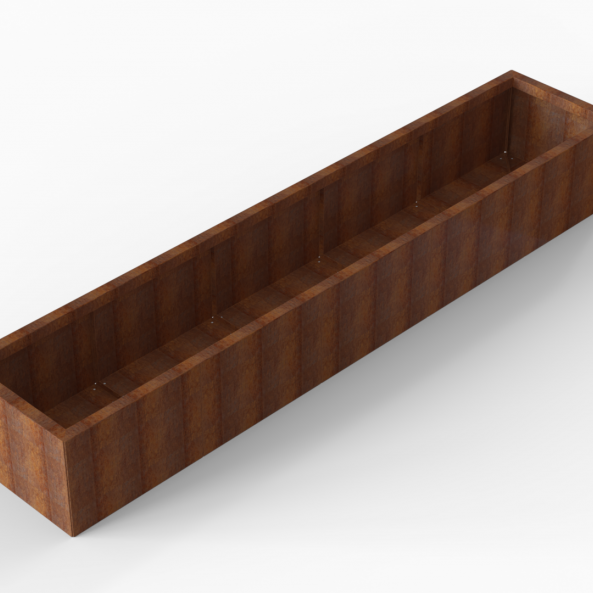 Plantenbak Module+ Corten 300x60x42 cm - CORTEN