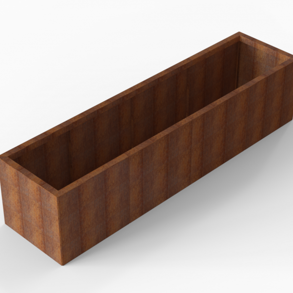 Plantenbak Module+ Corten 240x60x56 cm - CORTEN