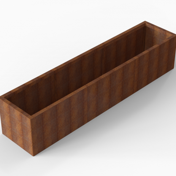 Plantenbak Module+ Corten 270x60x56 cm - CORTEN