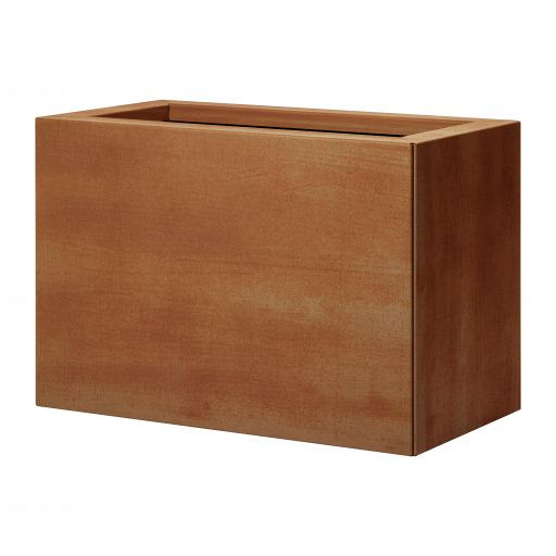 Bloembak vlak - CORTEN 30x60x60 cm