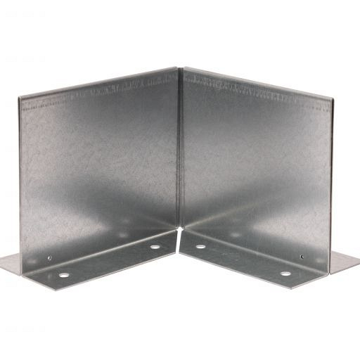 Inwendige hoek Double (flg) 10cm - VERZINKT