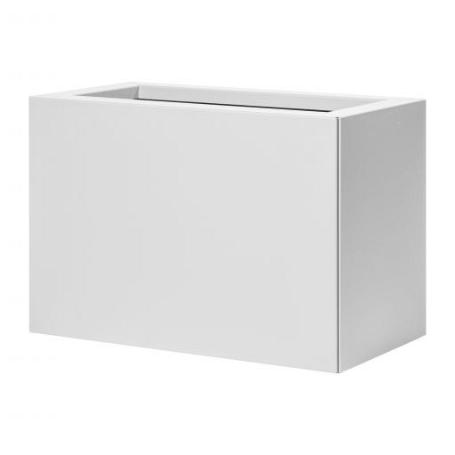 Bloembak vlak - WIT 30x60x60 cm