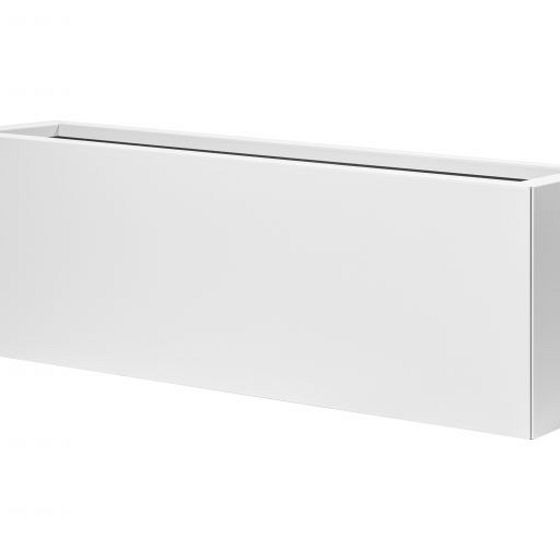 Bloembak vlak - WIT 30x210x60 cm