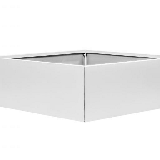 Bloembak vlak - WIT 210x210x60 cm