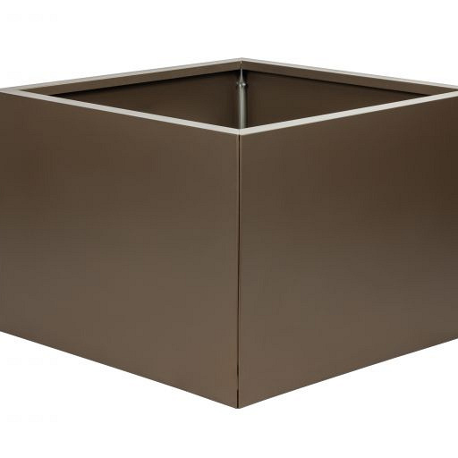 Plantenbak Vlak - SUPRA BRUIN 60x60x40 cm