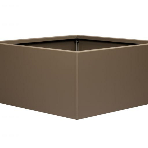 Plantenbak Vlak - SUPRA BRUIN 90x90x40 cm