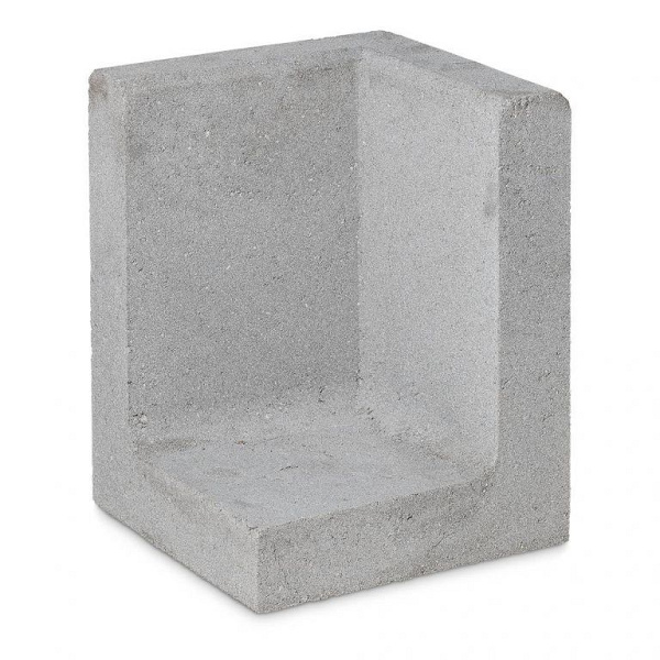 HOEK L-Element Grijs H=60 x B=40/40 x V=30 cm (D)