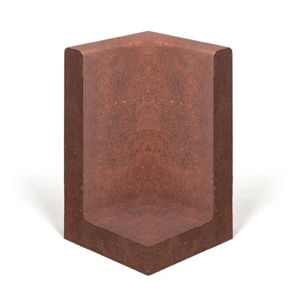 HOEK L-Element Roestbruin H=120 x B=50/50 x V=50 cm (D)