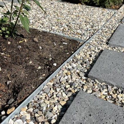 Kantopsluiting Single (flg) 300x16,5 cm - VERZINKT