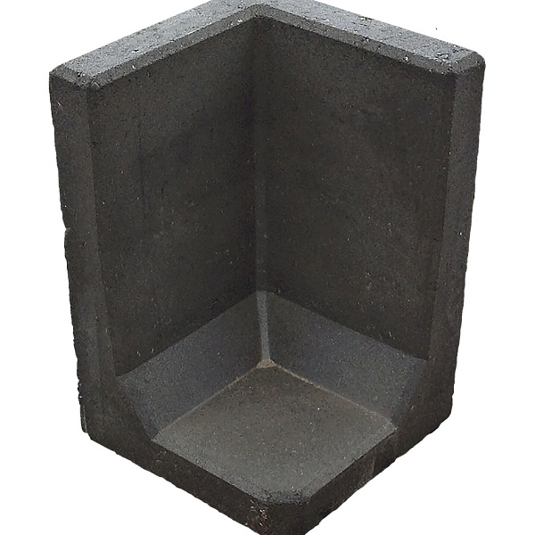 Hoek L-Element Antraciet 40x40x40 cm (R)