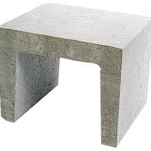 U-element 40x40x50 grijs