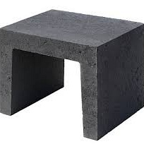 U-element 40x40x50 zwart